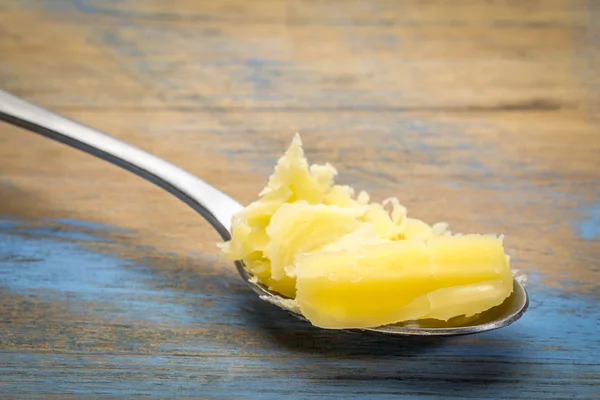 Tablespoon of ghee — Stock Photo, Image