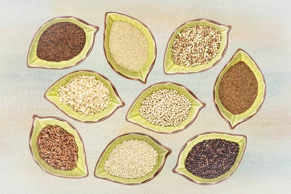 Colección de granos sin gluten — Foto de Stock