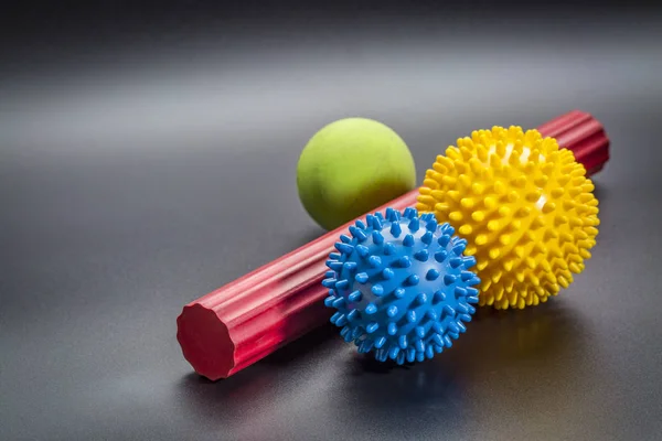 Самомасаж і рефлексотерапія м'ячі — стокове фото