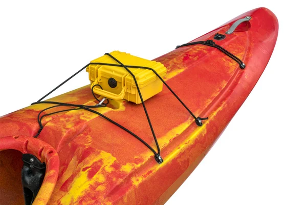 Caso impermeable en cubierta de kayak — Foto de Stock