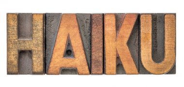 vintage ağaç türü Word'de haiku