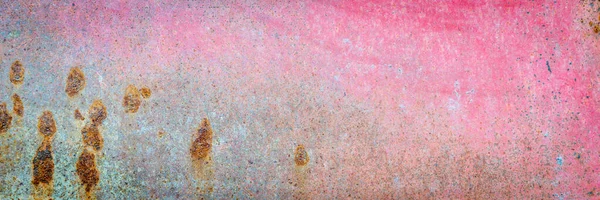 Grunge różowy malowane tekstury metalowe — Zdjęcie stockowe