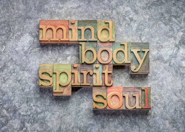 Body, mind, spirit and soul — Stock Photo, Image