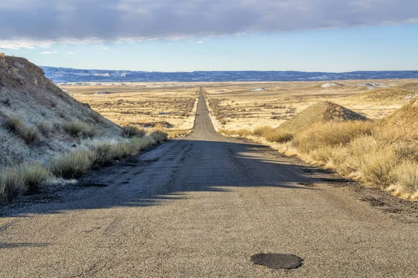 Old Cisco Highway on a desert in eastern Utah — Stock Photo, Image