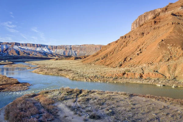Colorado River in Utah vista aerea — Foto Stock