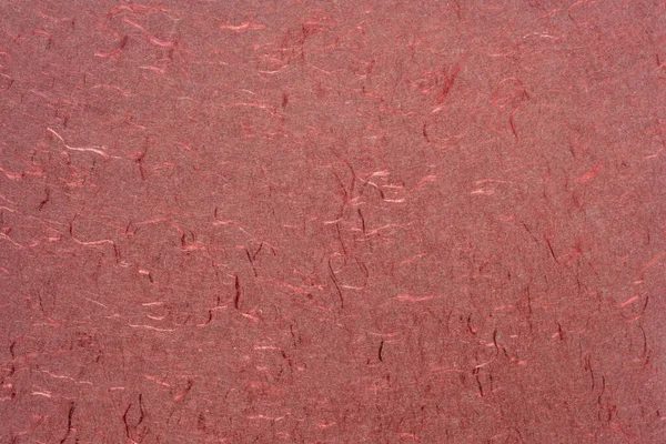 Фон Текстура Красной Ручной Работы Индийской Бумаги Переработанной Хлопковой Ткани — стоковое фото