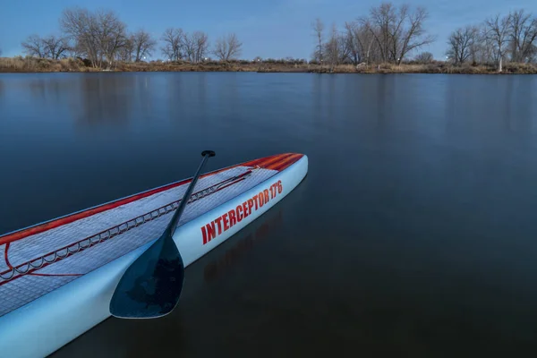 Fort Collins Usa März 2020 Ein Langes Rennstand Paddleboard Mistral — Stockfoto