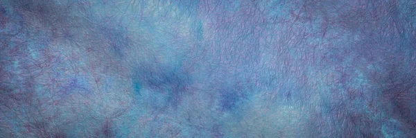 Tło Purpurowego Niebieskiego Marmurkowego Papieru Momi Baner Panoramiczny — Zdjęcie stockowe