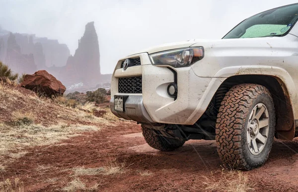 2010 Moab Usa February 2020 Toyota 4Runner Suv 2016 Trail — 스톡 사진