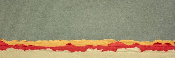 Deserto Badlands Paisagem Abstrata Uma Coleção Papéis Indianos Coloridos Feitos — Fotografia de Stock