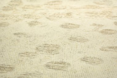 Beyaz doğal huun el yapımı kağıdın seçici odaklı arkaplan ve dokusu