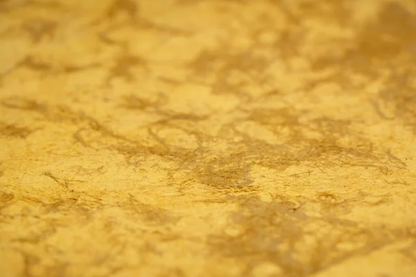 Fundo Textura Papel Artesanal Huun Amarelo Com Foco Seletivo — Fotografia de Stock