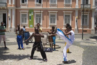 Salvador Brezilya Capoeira performansı