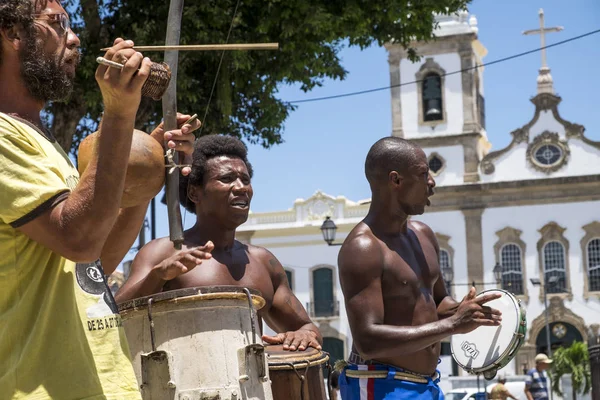 Capoeira prestaties bij Salvador Brazilië — Stockfoto