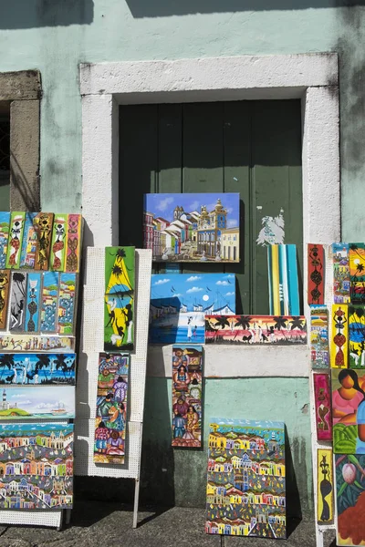 Pelourinho є одним з найвідоміших місць Сальвадор для туру — стокове фото