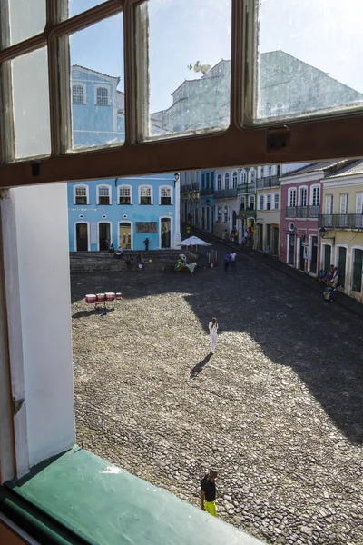 Pelourinho является одним из самых известных мест Сальвадора для тура — стоковое фото