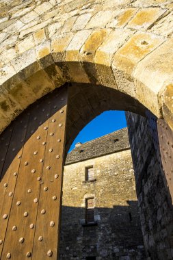 Dordogne vadisindeki Castelnaud-la-chapelle şatosu Perigord Noir F