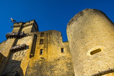 Dordogne vadisindeki Castelnaud-la-chapelle şatosu Perigord Noir F