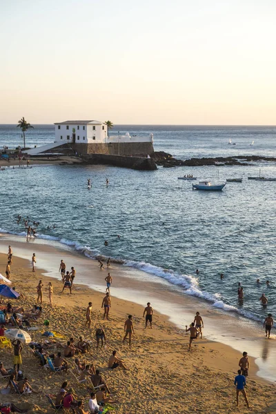 Пляжі Порто да Барра на заході сонця — стокове фото