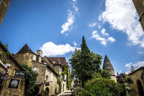 Sarlat-la-Caneda, Dordogne, — Stockfoto