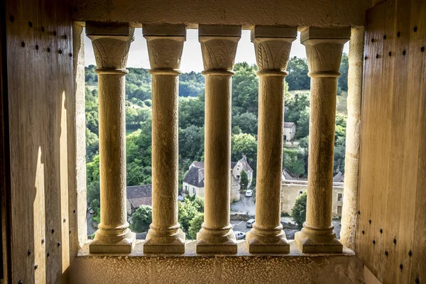 Кастельно Ла Шапель-замок, один з найвідоміших в Perigor — стокове фото