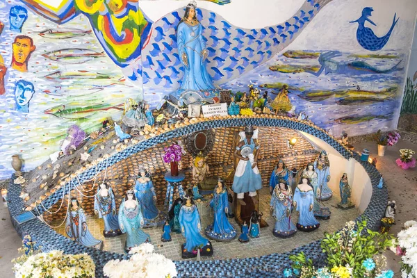 Tanrıça yemanja, salvador, bahia, Brezilya, Tapınağı Güney kulüpler