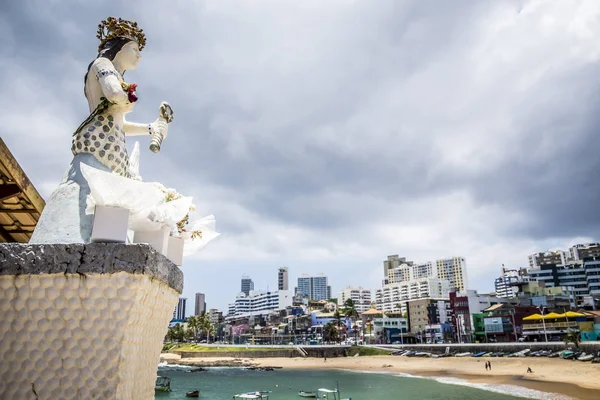 Temple of the goddess yemanja, salvador, bahia, brazil, south am — Stock Photo, Image