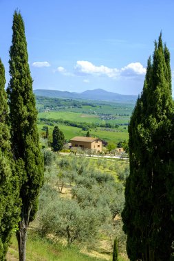 Pienza kırsal genelinde görüntülemek