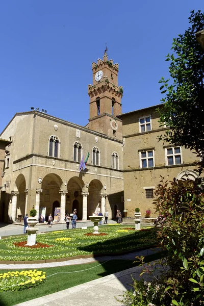 Place Piazza Pio II à Pienza Toscane — Photo