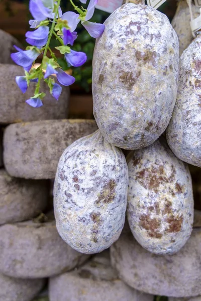 Traditional sausage of Pienza Tuscany — Stock Photo, Image