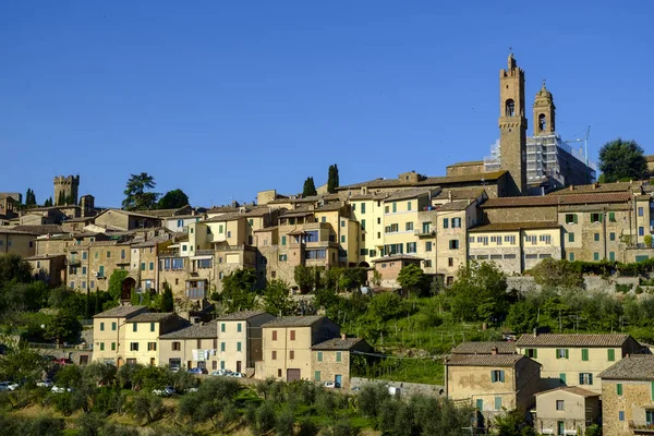 Veduta di Montalcino Toscana — Foto Stock