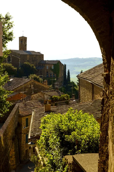 View of Montalcino Tuscany — Stock Photo, Image