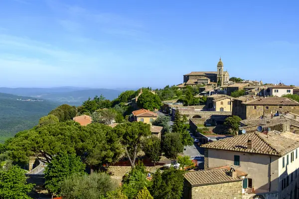 Veduta di Montalcino Toscana — Foto Stock