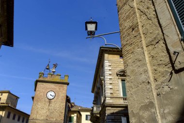 çan kulesi, montepulciano, siena eyaletinin, Toskana, İtalya