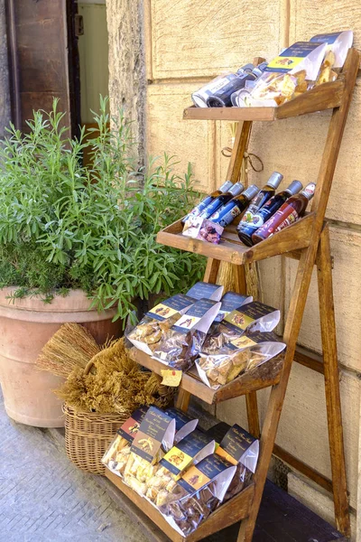 Regional food around Montepulciano, Siena Province, Tuscany, Ita — Stock Photo, Image