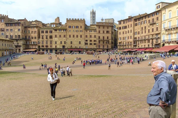 Piazza del Campo in Siena — Stock Photo, Image