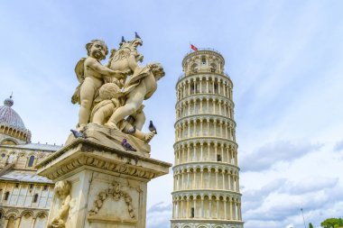 Eğik Pisa Kulesi, Toskana, İtalya,  