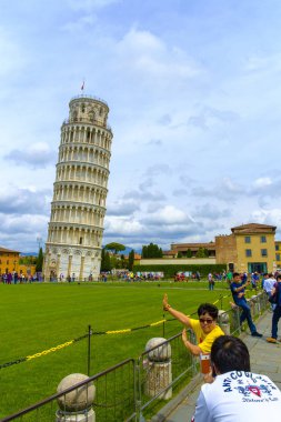 Eğik Pisa Kulesi, Toskana, İtalya,  