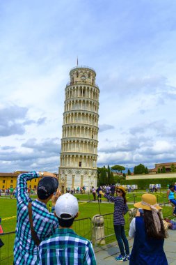 Eğik Pisa Kulesi, Toskana, İtalya,  