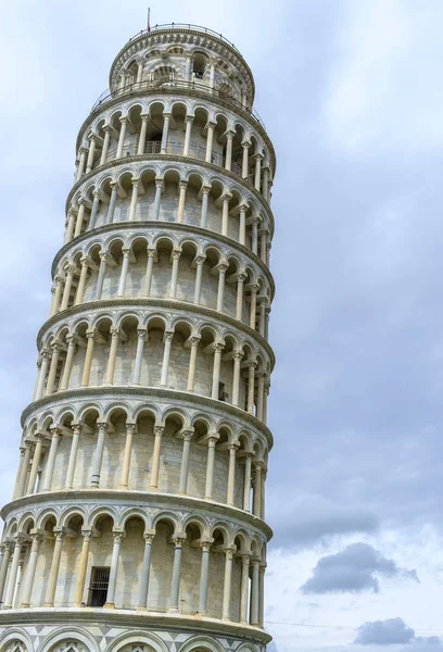 意大利比萨斜塔，图斯卡尼倾斜, — 图库照片