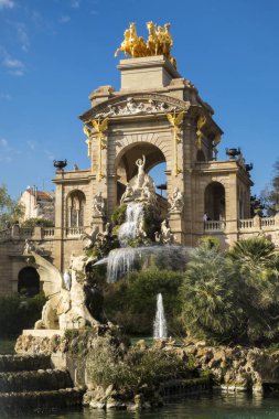 Çeşme basamaklı tasarım tarafından Josep Fontsere Ciutadella Park