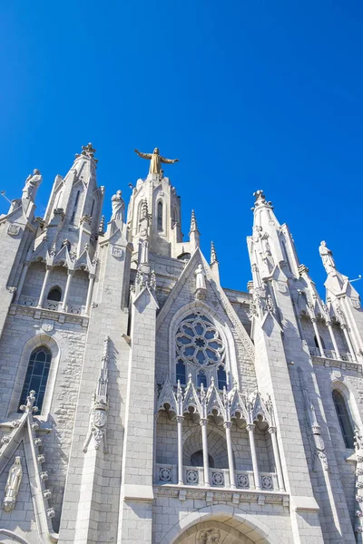 Iglesia expiatoria del Sagrado Corazón en el Tibidabo —  Fotos de Stock