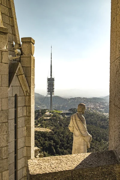 Панорамний вид з храму Святого Серця на — стокове фото