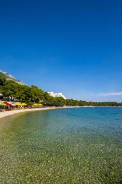 Makarska Rivera Hırvatistan Beach'de 