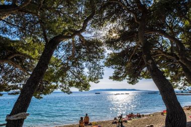 Makarska Rivera Hırvatistan Beach'de 