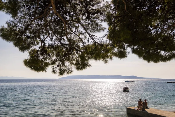 Makarska Rivera Hırvatistan Beach'de 