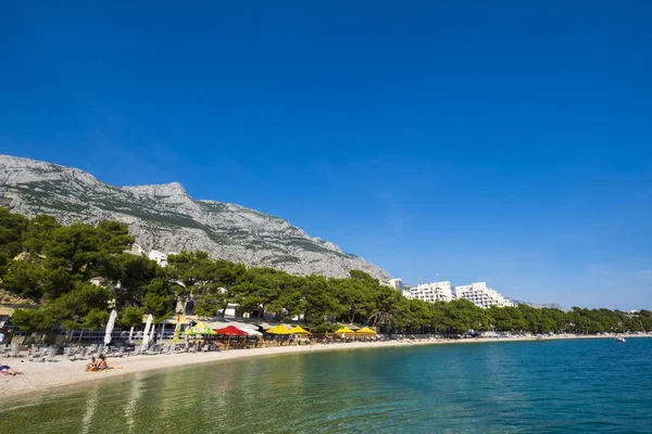 Makarska Rivera Hırvatistan Beach'de 