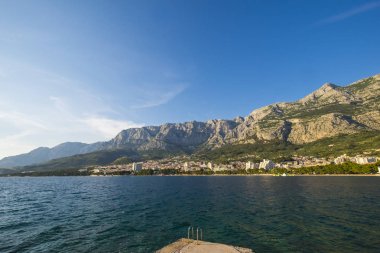 Makarska Rivera Hırvatistan Avrupa'da Beach'de