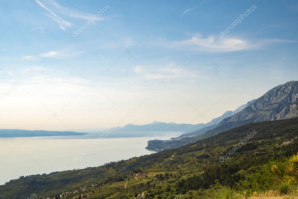 Dalmatian coast in Croatia Europe
