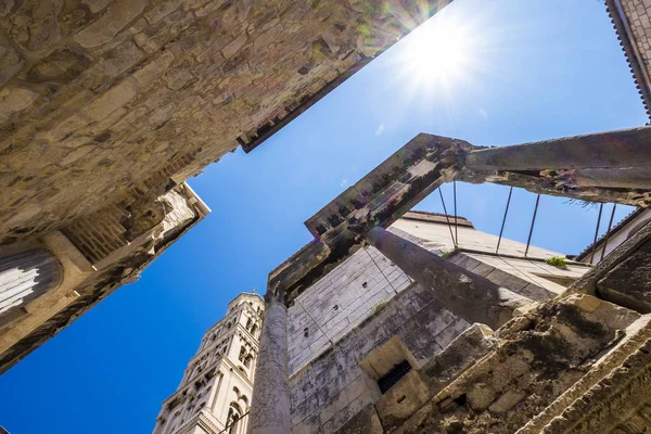 Ciudad histórica de Split, Palacio Diocleciano, Split, Dalmacia — Foto de Stock